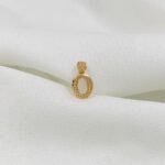 تعليقه حرف O ذهب عيار 21 الوزن 0.65 جرام