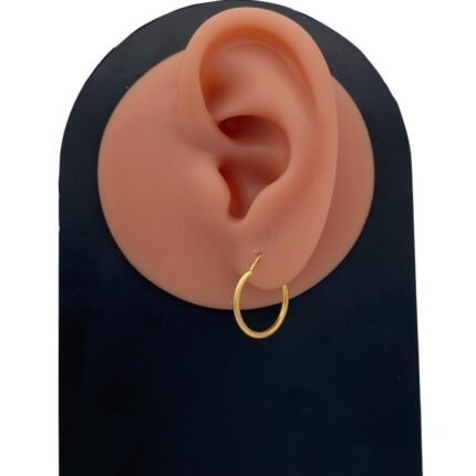 حلق ذهب عيار 21 الوزن 0.90 جرام