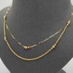 ⁦عقد ذهب عيار 18 الوزن 1.99 جرام⁩ - الصورة ⁦2⁩