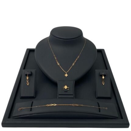 طقم ذهب عيار 21 الوزن 2.28 جرام