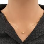 عقد ذهب عيار 18 الوزن 0.83 جرام