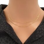 عقد ذهب عيار 18 الوزن 1.50 جرام