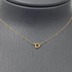 ⁦طقم جناح الصقر ذهب عيار 21 وزن 3.56 جرام بفص ازرق راق⁩ - الصورة ⁦4⁩