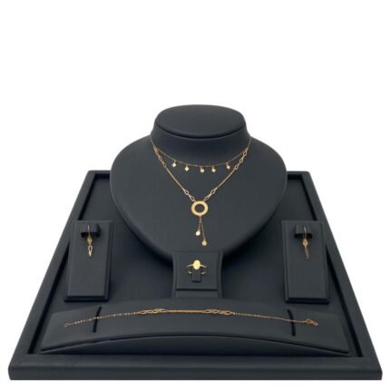 طقم ذهب عيار 21 الوزن 2.82 جرام