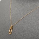 ⁦عقد ذهب عيار 18 الوزن 1.03 جرام⁩ - الصورة ⁦2⁩