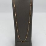 ⁦سبحة ذهب تصميم هندي فخم عيار 21 الوزن 4.77 جرام⁩ - الصورة ⁦3⁩