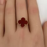 ⁦خاتم ذهب عيار 18 الوزن 2.05 جرام⁩ - الصورة ⁦2⁩