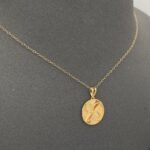 ⁦عقد زاوية الشفاء عيار 21 وزن 1.77 جم عقد ذهب ناعم هدية راقية⁩ - الصورة ⁦5⁩