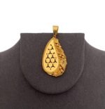 ⁦تعليقة ذهب عيار 21 الوزن 3.6 جرام⁩ - الصورة ⁦2⁩