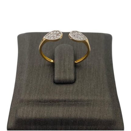 خاتم ذهب عيار 18 الوزن 0.83 جرام