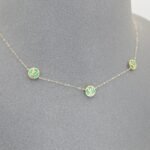 ⁦عقد ذهب عيار 18 الوزن 1.26 جرام⁩ - الصورة ⁦5⁩