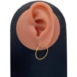 حلق ذهب عيار 21 الوزن 0.86 جرام