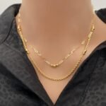 عقد ذهب عيار 18 الوزن 1.97 جرام