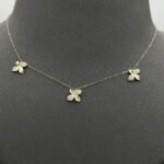 ⁦عقد تشوكر ذهب عيار 18 الوزن 1.19 جرام⁩ - الصورة ⁦5⁩