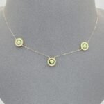 ⁦عقد ذهب عيار 18 الوزن 2.01 جرام⁩ - الصورة ⁦4⁩