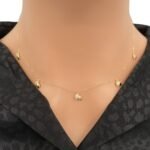 عقد تشوكر ذهب عيار 18 الوزن 1.08 جرام