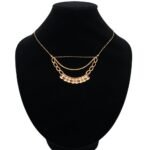 ⁦عقد شلال موديل الجنزير ذهب عيار 21 وزن 3.45 جم يناسب كل الإطلالات⁩ - الصورة ⁦6⁩