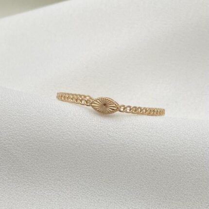 اسواره مواليد ذهب عيار 18 الوزن 1.59 جرام