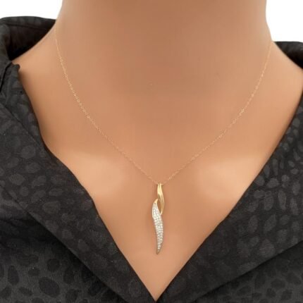 عقد ذهب عيار 18 الوزن 1.19 جرام