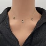 عقد ذهب عيار 18 الوزن 0.99 جرام