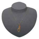 عقد ذهب عيار 18 الوزن 0.83 جرام