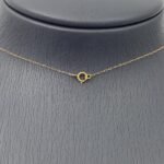 ⁦طقم جناح الصقر ذهب عيار 21 وزن 3.59 جم بفص ازرق راقٍ⁩ - الصورة ⁦5⁩