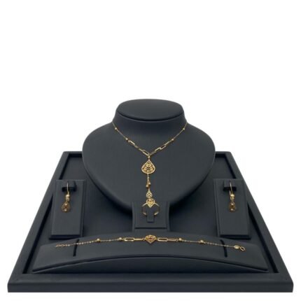 طقم ذهب عيار 21 الوزن  7.17 جرام