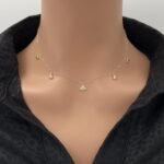 عقد ذهب عيار 18 الوزن 1.15 جرام