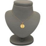 ⁦عقد ذهب صافي عيار 21 وزن 2.3 جم - عقد زاوية الشفاء يزيد تألقك⁩ - الصورة ⁦6⁩