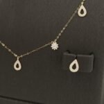 ⁦نصف طقم ذهب مواليد عيار 18 الوزن 1.58 جرام⁩ - الصورة ⁦4⁩