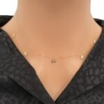 عقد تشوكر ذهب عيار 18 الوزن 0.85 جرام