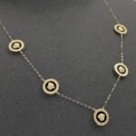 ⁦عقد تشوكر ذهب عيار 18 الوزن 2.75 جرام⁩ - الصورة ⁦6⁩