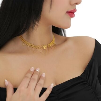 خناق ذهب عيار 21 الوزن 11.04 جرام