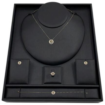 طقم ذهب ناعم عيار 18 وزن 2.77 جم بديع بأقل سعر فى متجرنا