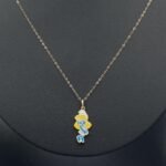 ⁦عقد اطفال ذهب عيار 18 الوزن 1.08 جرام⁩ - الصورة ⁦2⁩