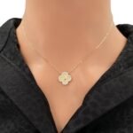 عقد ذهب عيار 18 الوزن 1.4 جرام