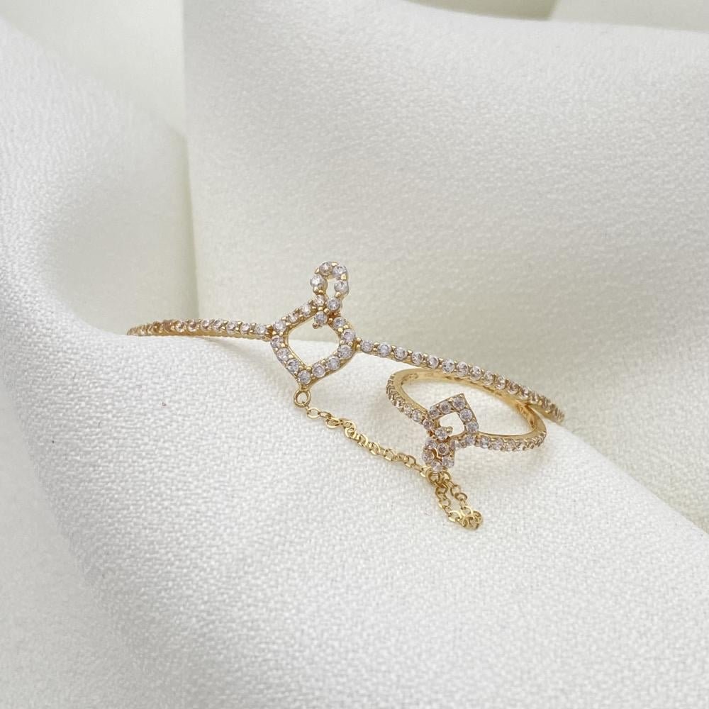 اسواره وخاتم مواليد ذهب عيار 18 الوزن 2.53 جرام اسواره وخاتم مواليد ذهب عيار 18 الوزن 2.53 جرام