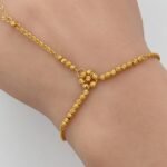 ⁦كف ذهب عيار 21 الوزن 3.19 جرام⁩ - الصورة ⁦3⁩