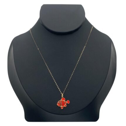 عقد اطفال ذهب عيار 18 الوزن 0.95 جرام