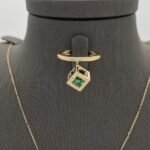 ⁦نصف طقم ذهب عيار 18 الوزن 5.02 جرام⁩ - الصورة ⁦3⁩