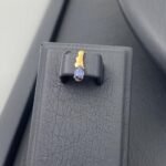 ⁦طقم جناح الصقر ذهب عيار 21 وزن 3.56 جرام بفص ازرق راق⁩ - الصورة ⁦6⁩