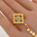 ⁦كف ذهب عيار 21 الوزن 13.3 جرام⁩ - الصورة ⁦2⁩