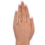 خاتم ذهب عيار 18 الوزن 0.7 جرام