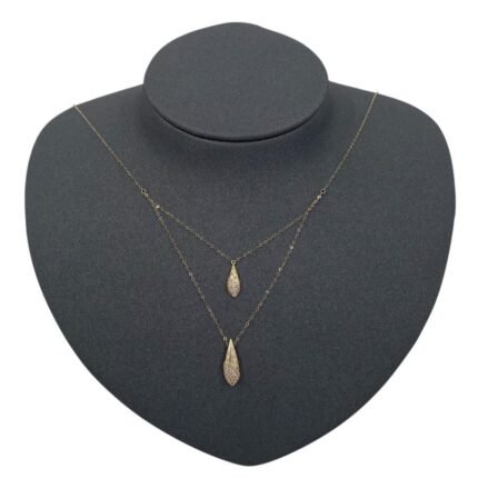 عقد دوربن ذهب عيار 18 الوزن 1.40 جرام