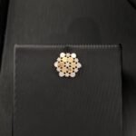 ⁦طقم ذهب ناعم عيار 18 وزن 3.46 جم تصميم حصري يبهر الجميع⁩ - الصورة ⁦2⁩