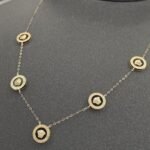 ⁦عقد تشوكر ذهب عيار 18 الوزن 2.75 جرام⁩ - الصورة ⁦5⁩