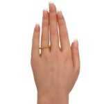 خاتم ذهب عيار 21 الوزن 1.6 جرام