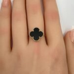 ⁦خاتم ذهب عيار 18 الوزن 2.05 جرام⁩ - الصورة ⁦2⁩