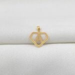 تعليقه حرف A ذهب عيار 18 الوزن 0.26 جرام