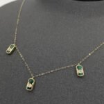 ⁦عقد تشوكر ذهب عيار 18 الوزن 1.14 جرام⁩ - الصورة ⁦3⁩